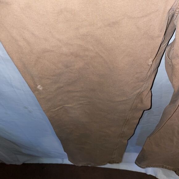 Duluth Flex Fire Hose Men’s Work Pants Size 42x30 Light Brown Outdoors Comfort 2 - Picture 5 of 12